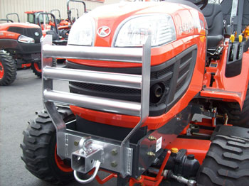 Grill Guard Receiver Hitch Combo for Kubota BX Series Tractors