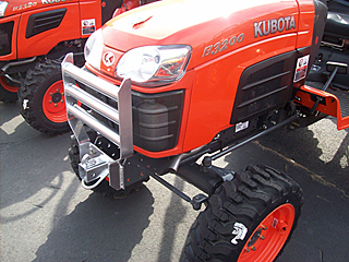 Kubota B Series Grill Guard with 2 inch Receiver Hitch